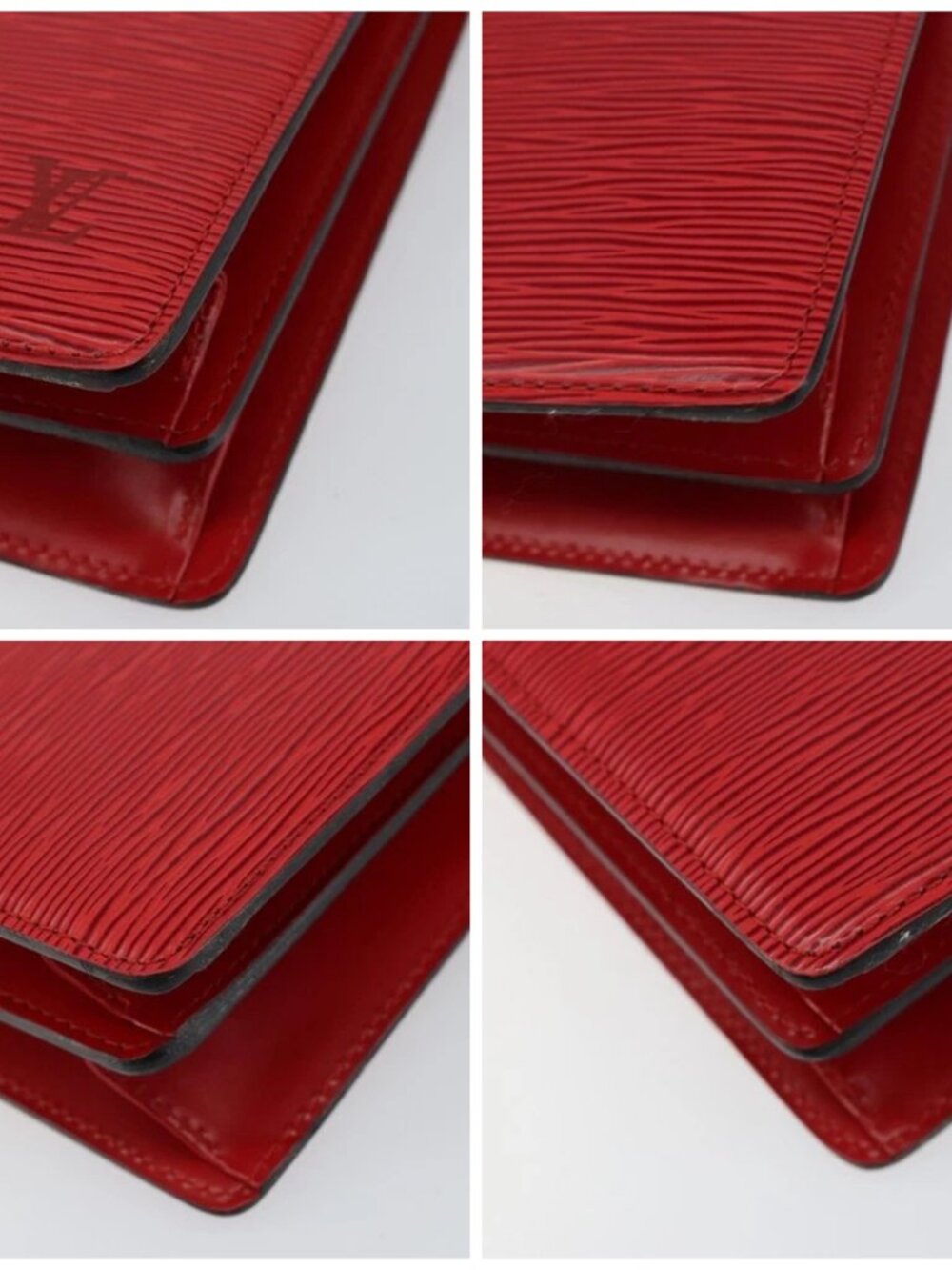 LOUIS VUITTON Epi Capuchin Shoulder Bag Red - Picture 16 of 16